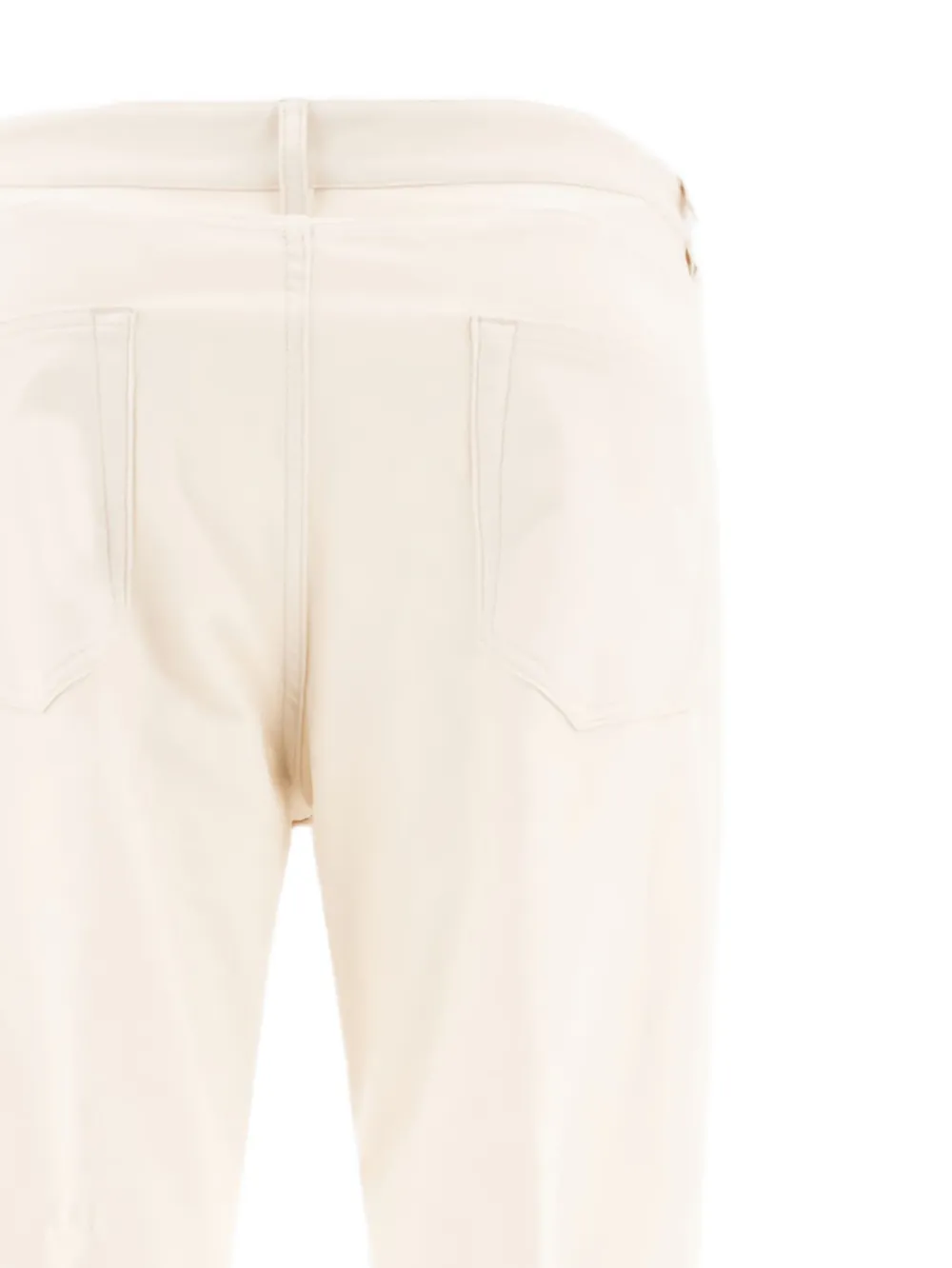 Lardini Button-fly jeans met vijf zakken Beige