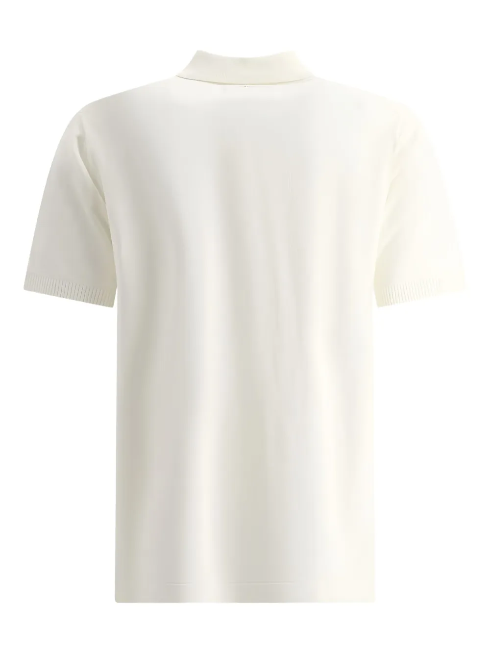 BEAMS PLUS 12G katoenen poloshirt - Wit