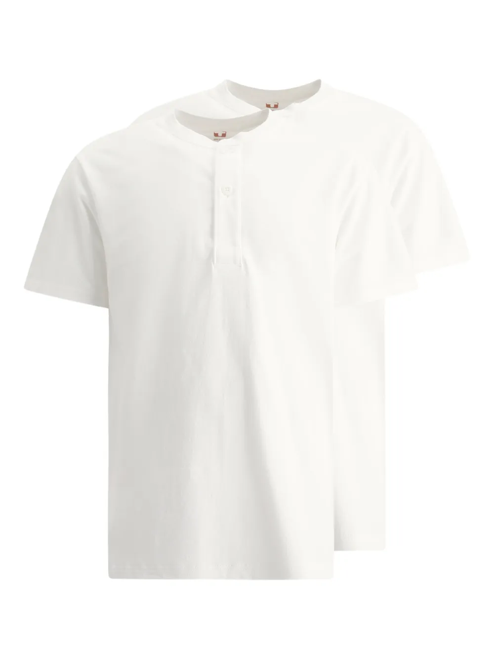 Henley cotton T-shirts (pack of two)