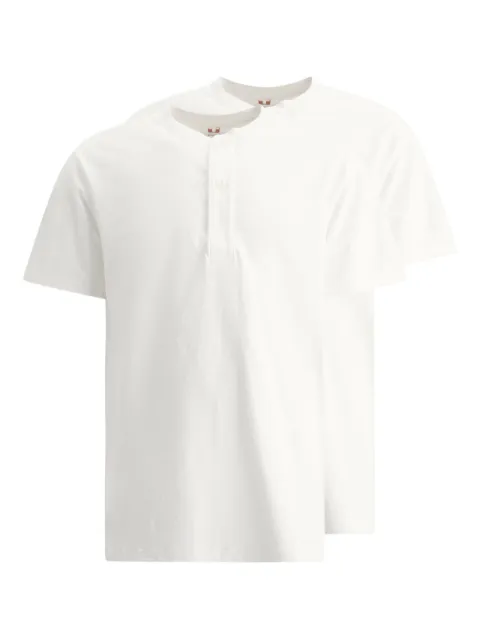 BEAMS PLUS lot de deux t-shirts Henley en coton