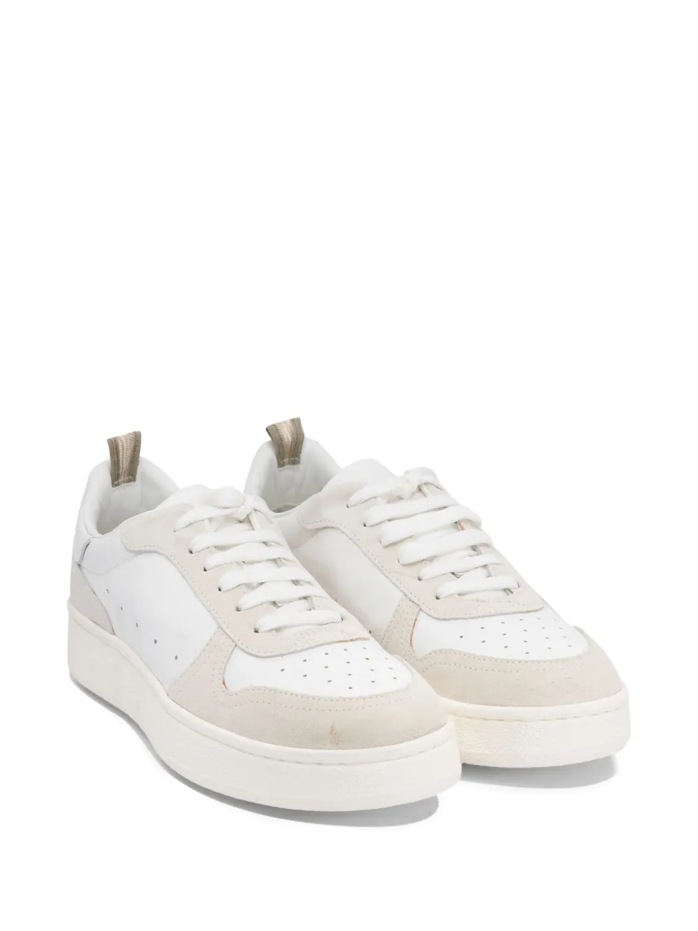 Officine Creative perforated suede leather trainers | Low-Tops | Image 2