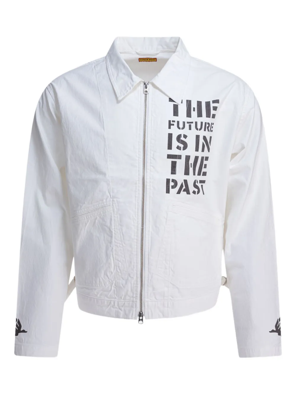 Human Made zip-front graphic jacket - ホワイト Human Made zip-front graphic jacket - ホワイト