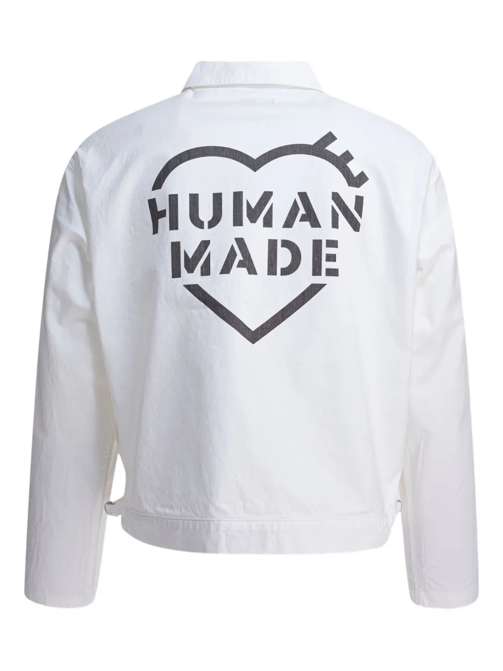 Human Made zip-front graphic jacket Wit