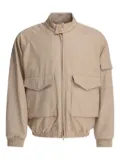 Kaptain Sunshine zip-fastening flap-pocket jacket - Neutrals