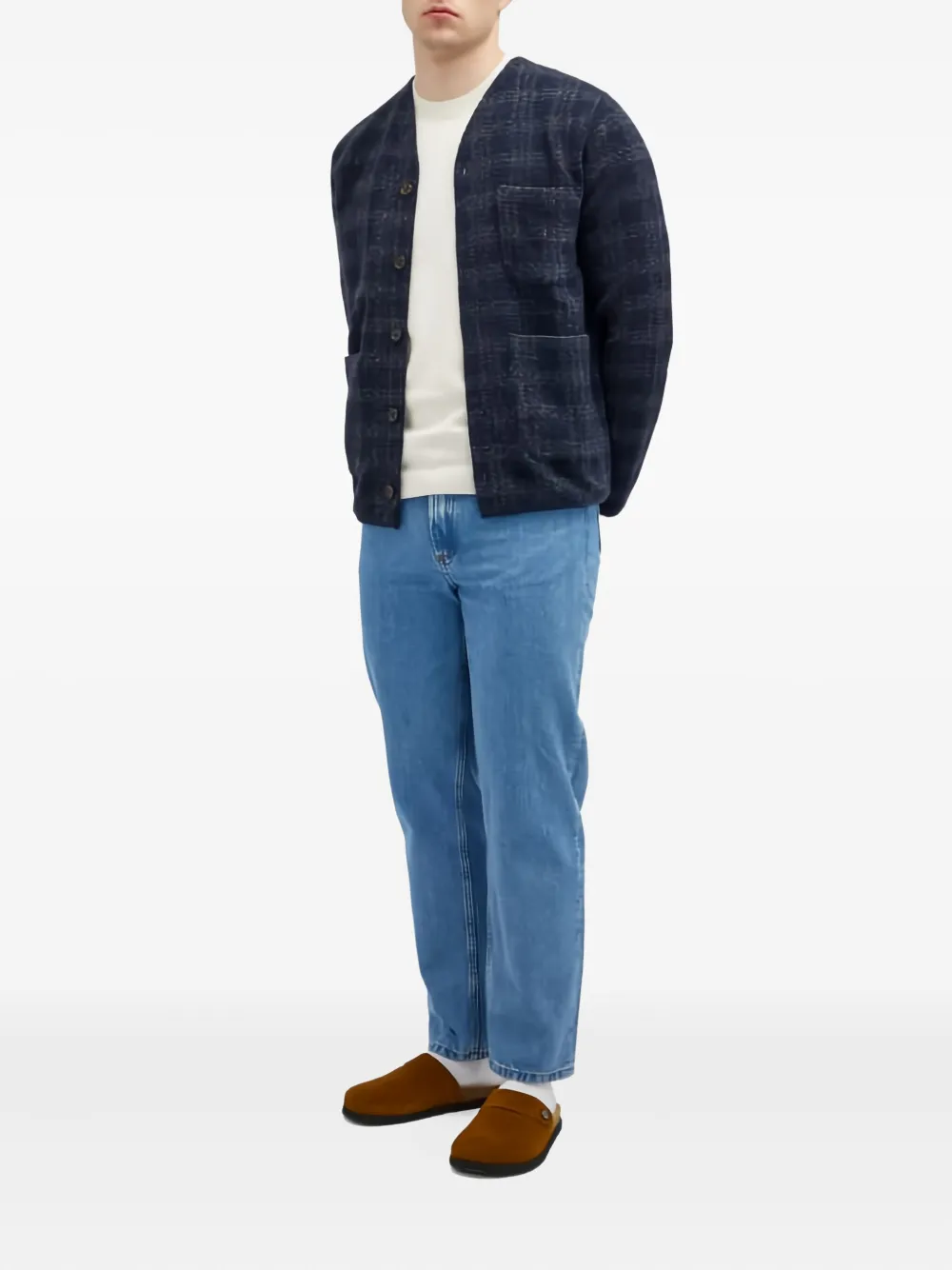 Norse Projects T-shirt met ronde hals en korte mouwen Wit