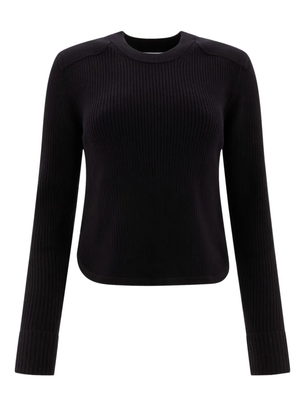 Isabel Marant Étoile Ribbed Panelled Sweater In Black
