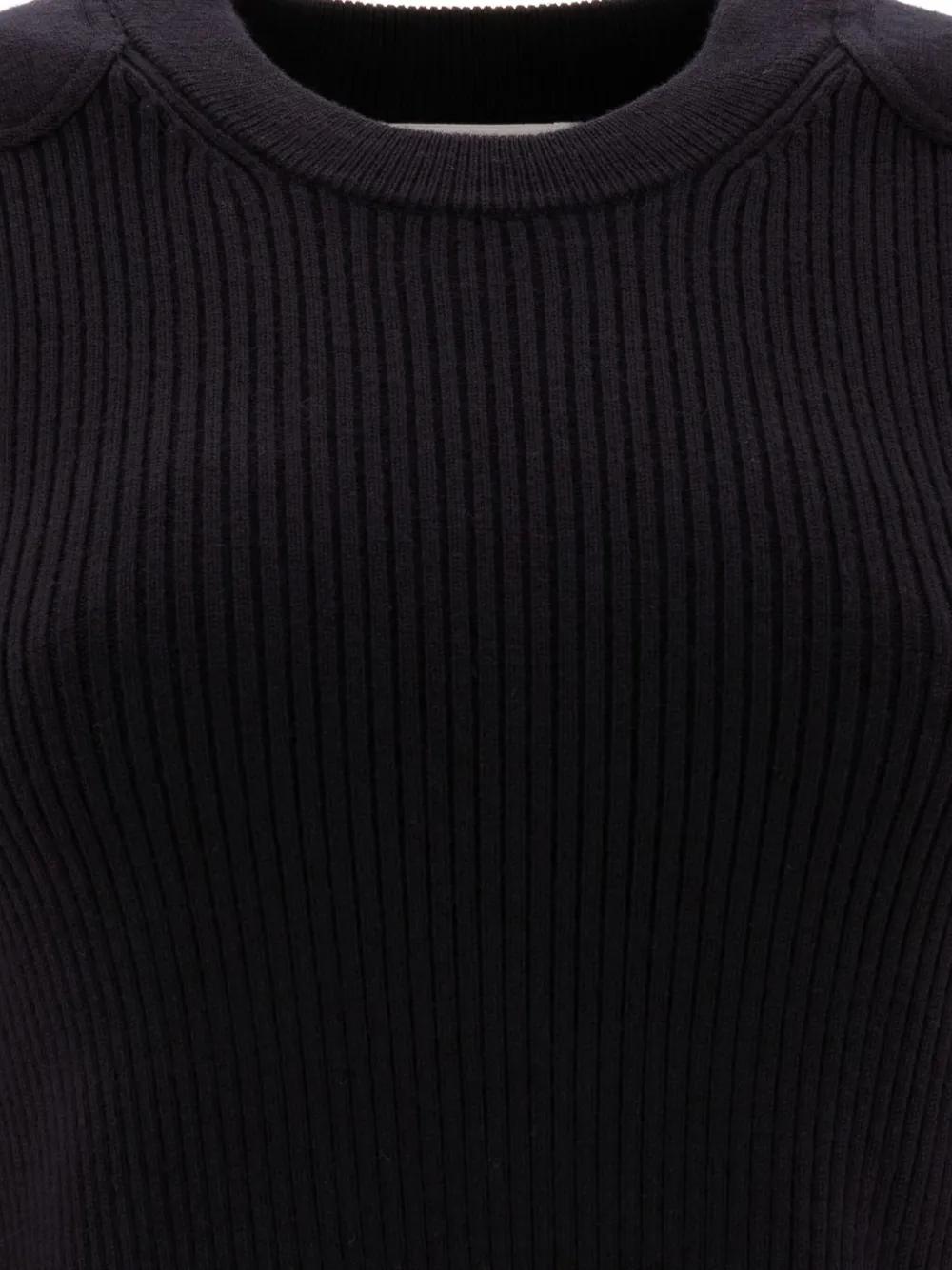 Isabel Marant Étoile Ribbed Panelled Sweater In Black