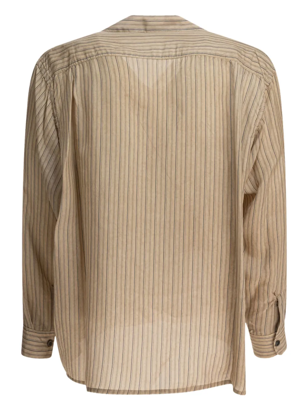 Kaptain Sunshine striped-pattern shirt Beige