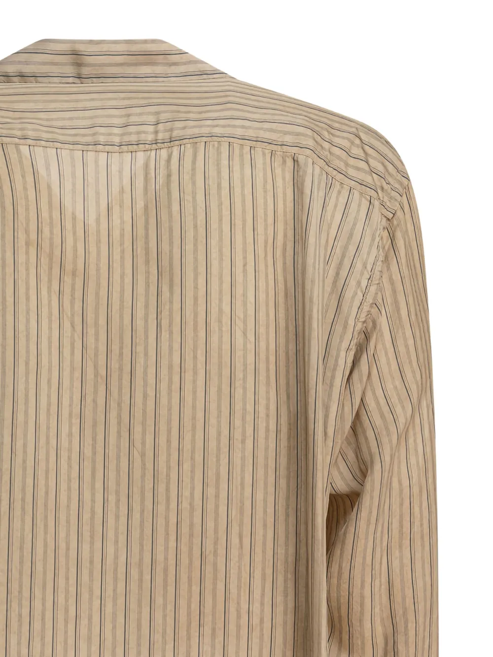 Kaptain Sunshine striped-pattern shirt Beige