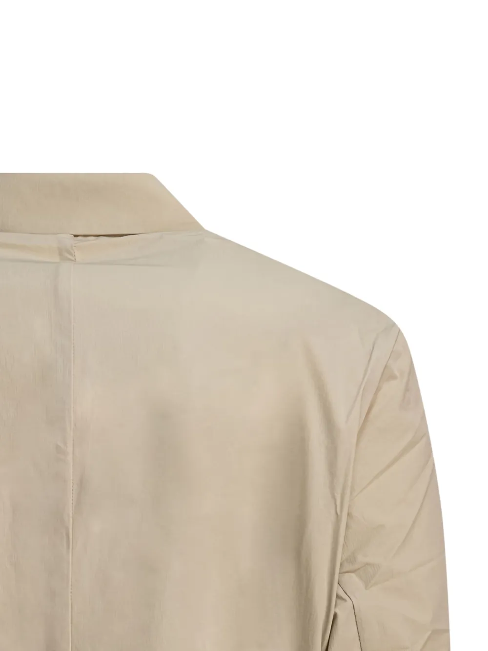 Norse Projects two-button zip-detail blazer Beige