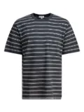 Norse Projects striped pocket T-shirt - Grey