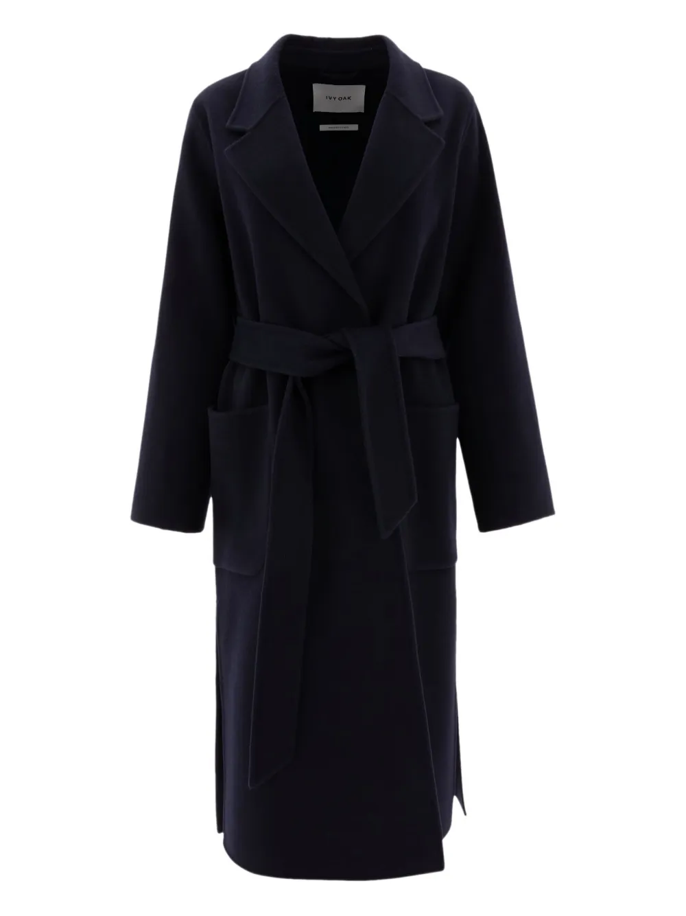 Celia belted lapels coat