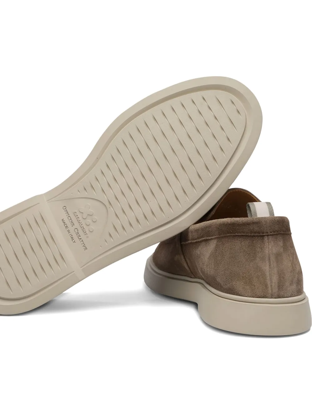 Officine Creative Suède loafers Bruin