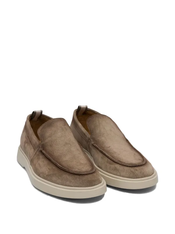 OFFICINE CREATIVEスエードチャッカ　シューズ　ブーツ　ローファー Officine Creative スエード ローファー | ブラウン | FARFETCH JP
