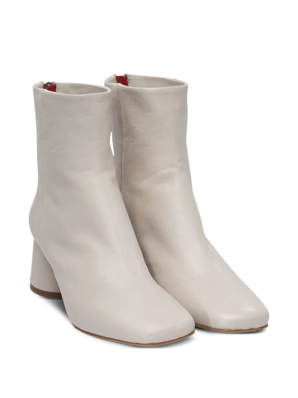 Halmanera leather block-heel zip boots | Ankle Boots | Image 2