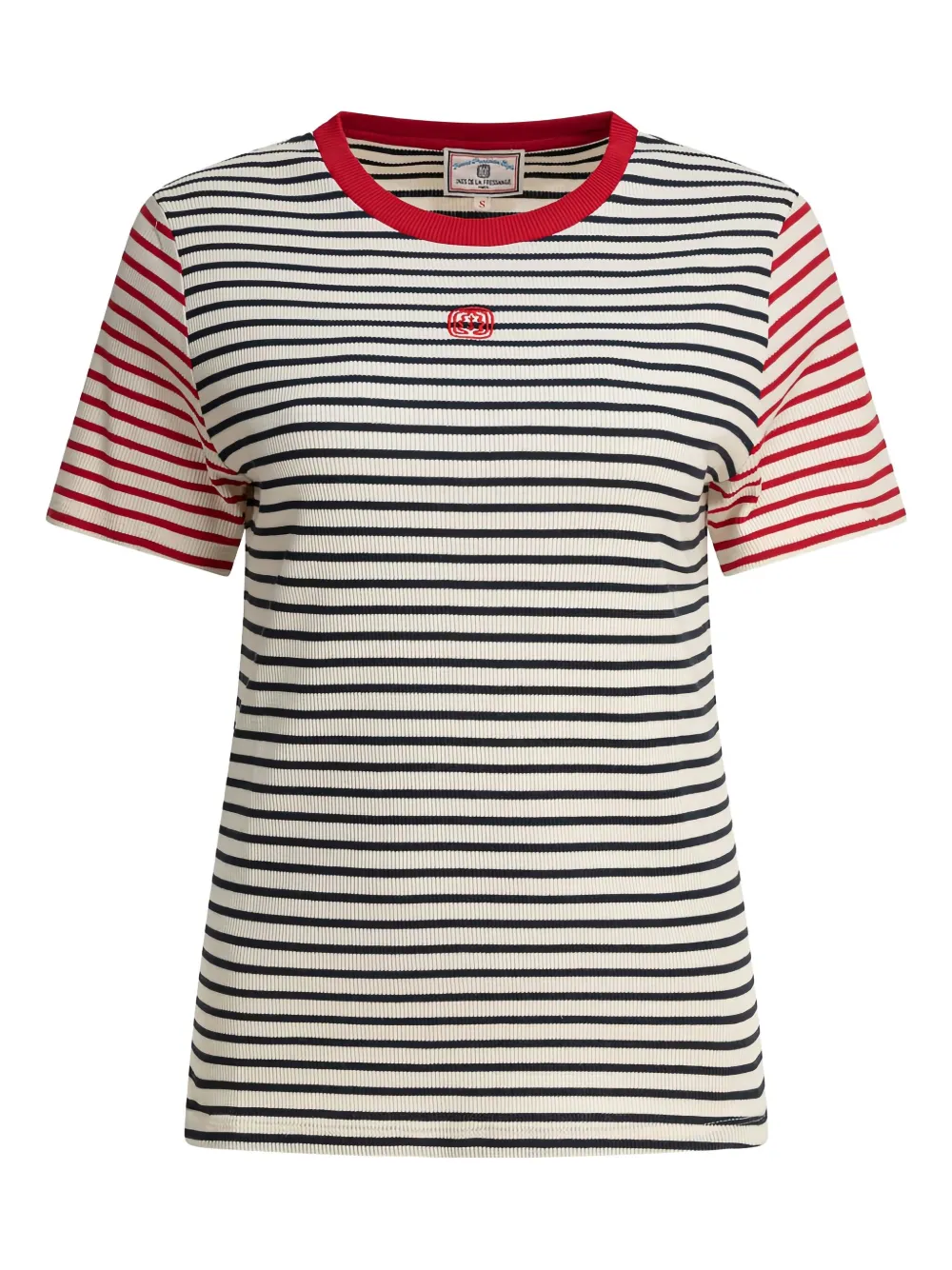 striped ribbed top