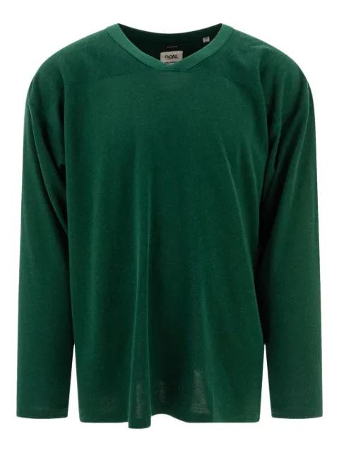 Nanamica long-sleeve V-neck T-shirt