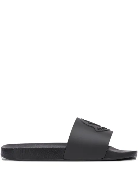 Moncler logo-embossed slides