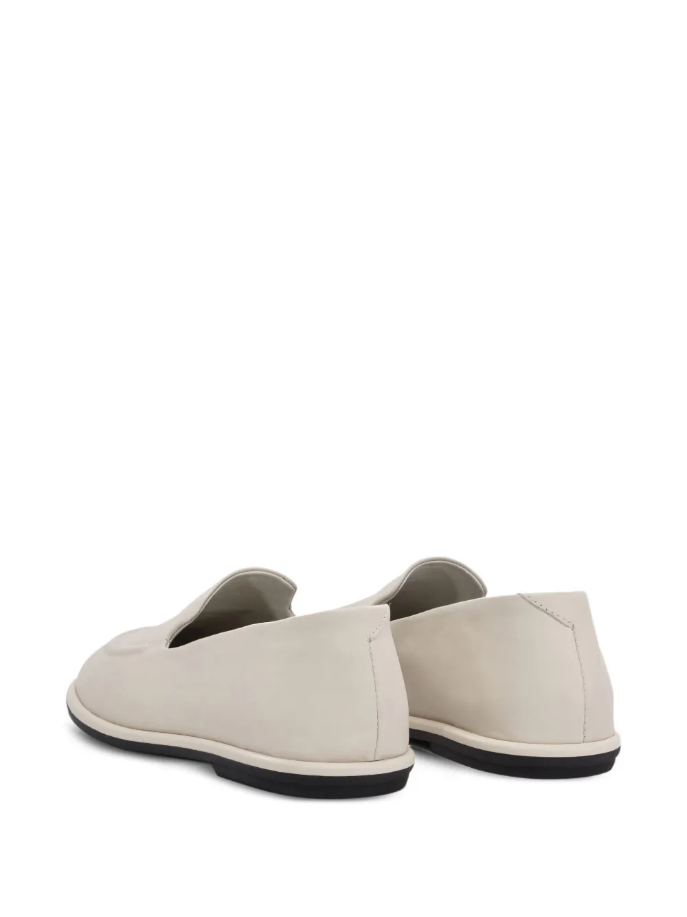 Officine Creative Leather Slip-on Loafers In Neutral