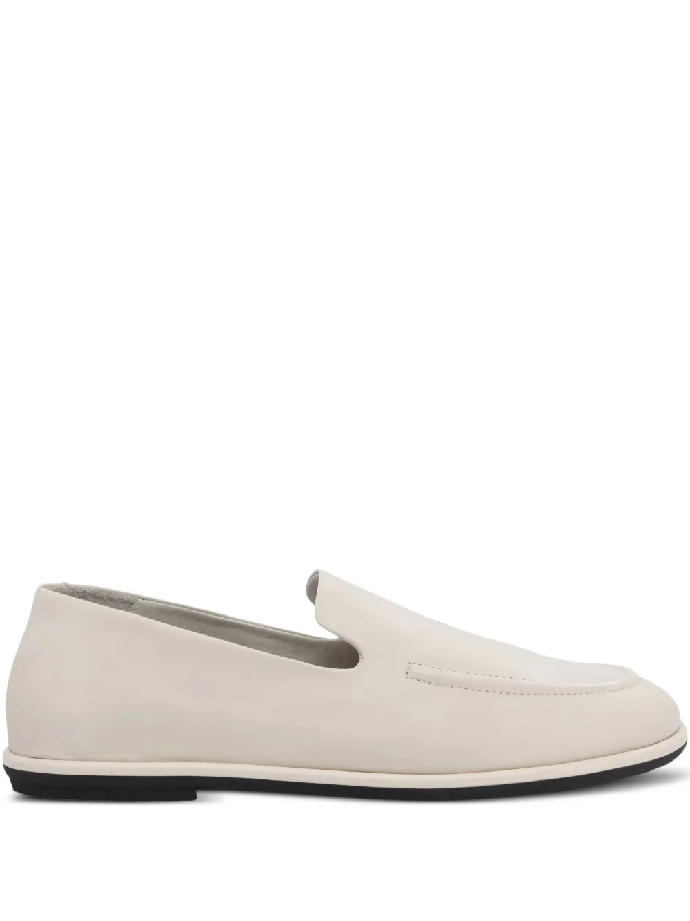 Officine Creative leather slip-on loafers Neutrals
