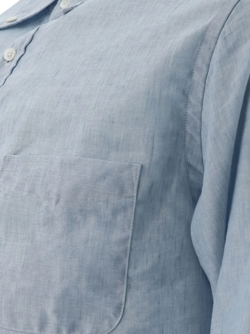 BEAMS PLUS button-down pocket shirt Blauw