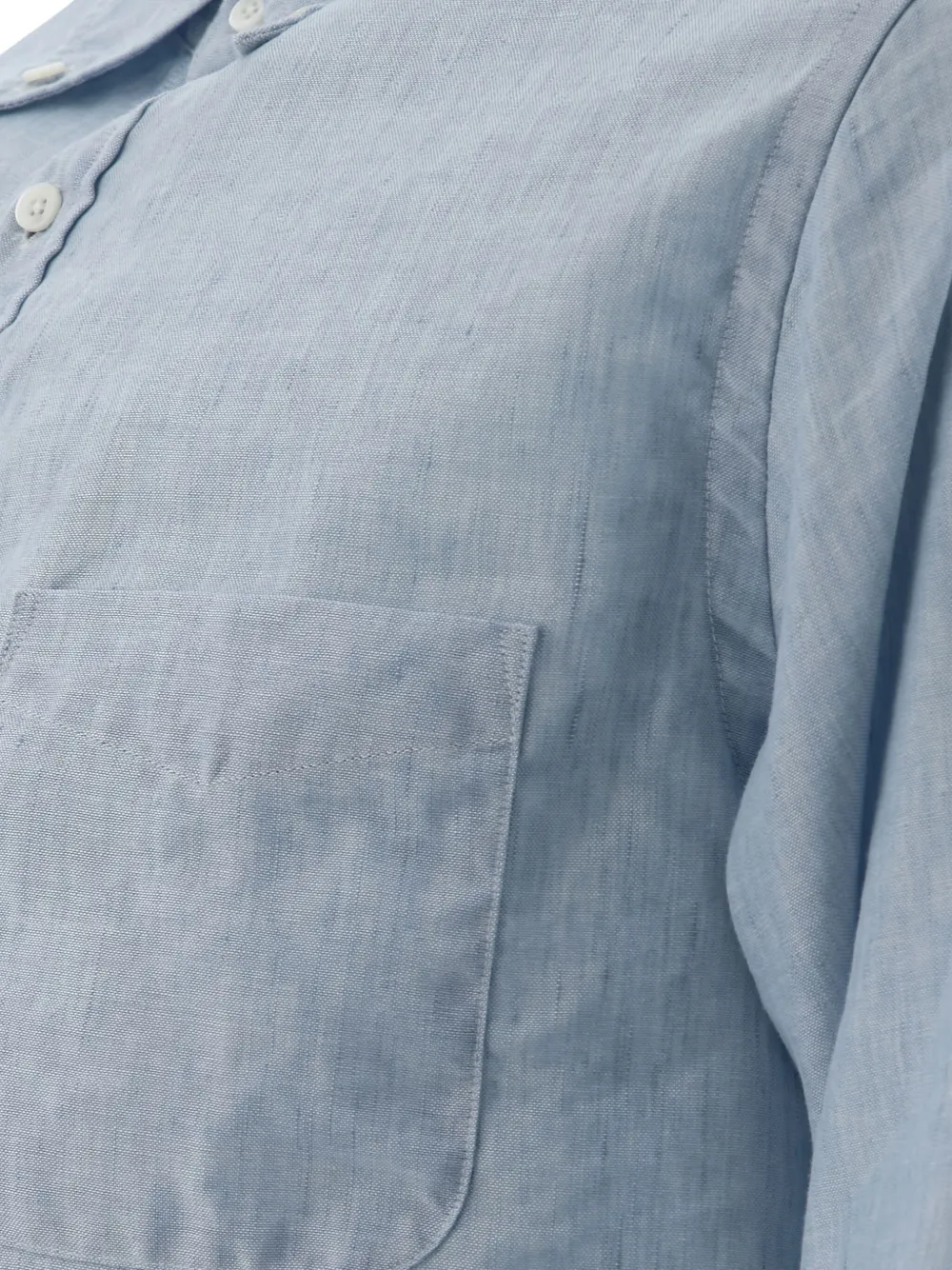 BEAMS PLUS button-down pocket shirt Blauw