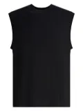 Kaptain Sunshine wool sleeveless vest - Black