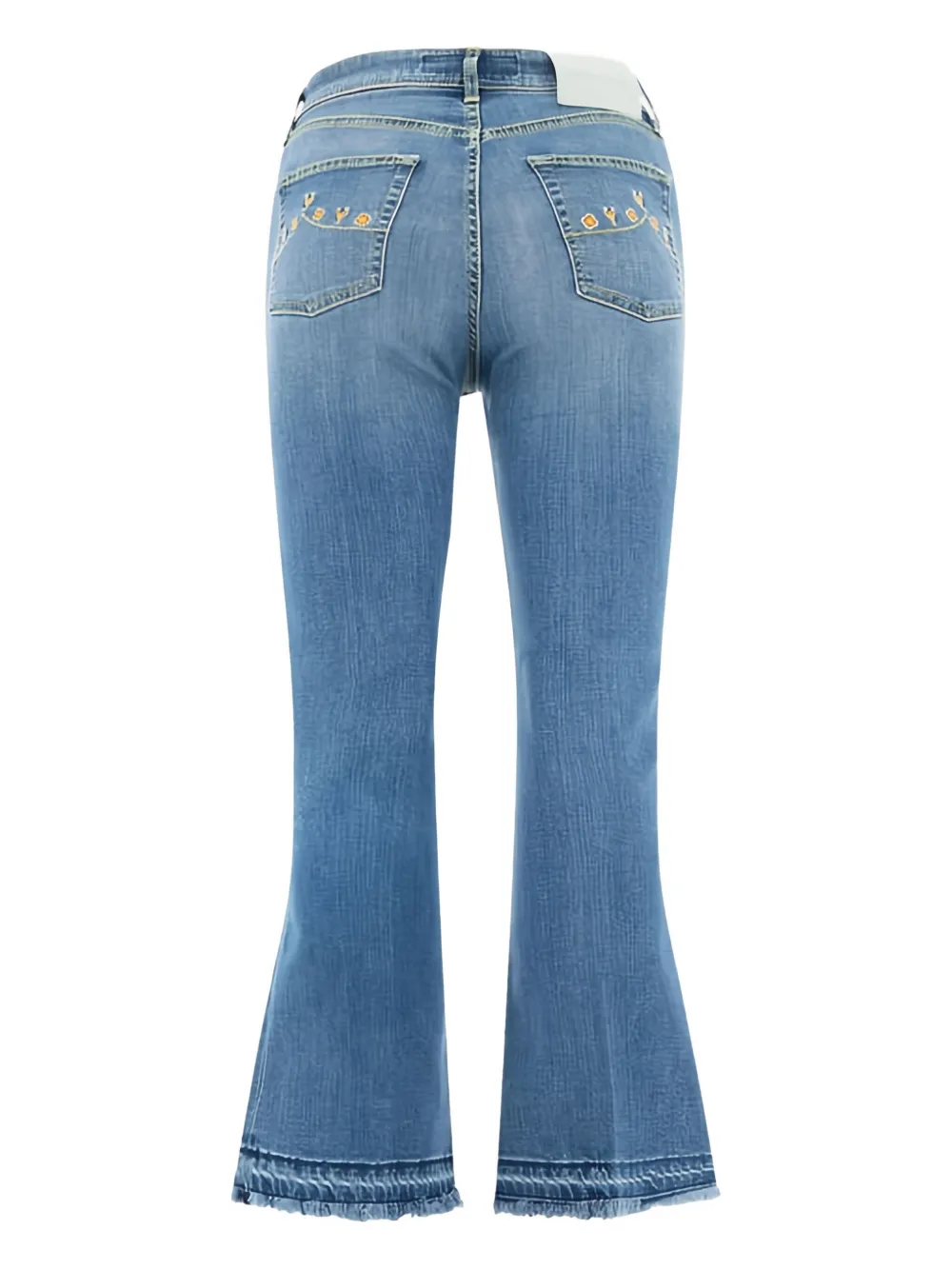 Jacob Cohën Flared jeans met borduurwerk - Blauw