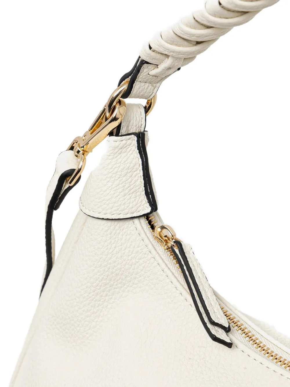 Twinset Braided-handle Tote Bag In Neutral