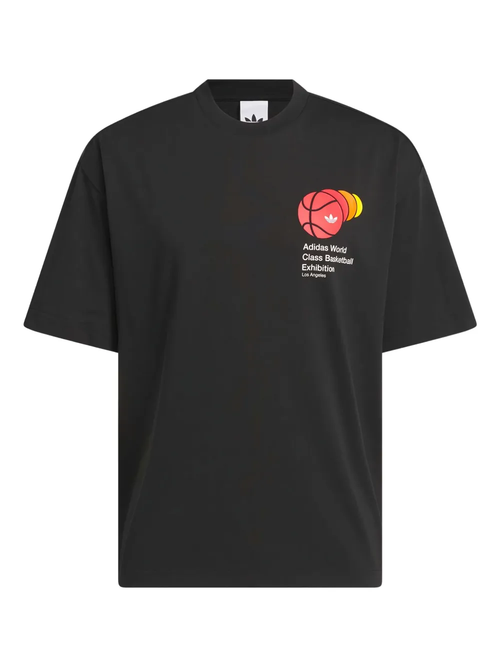 adidas Q3 graphic-print T-shirt | Black | Image 1