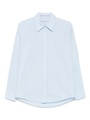Alexander Wang クロップド シャツ | ブルー | FARFETCH JP