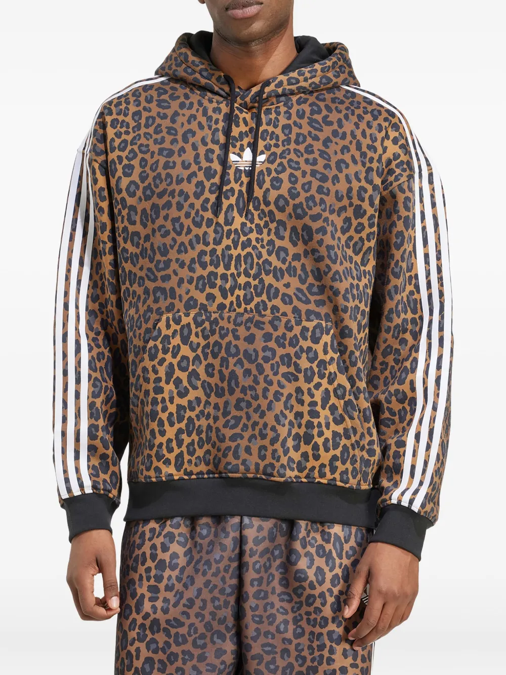 adidas Firebird leopard-print hoodie | Hoodies | Image 2