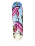Call Me 917 dolphin-motif skateboard - Green