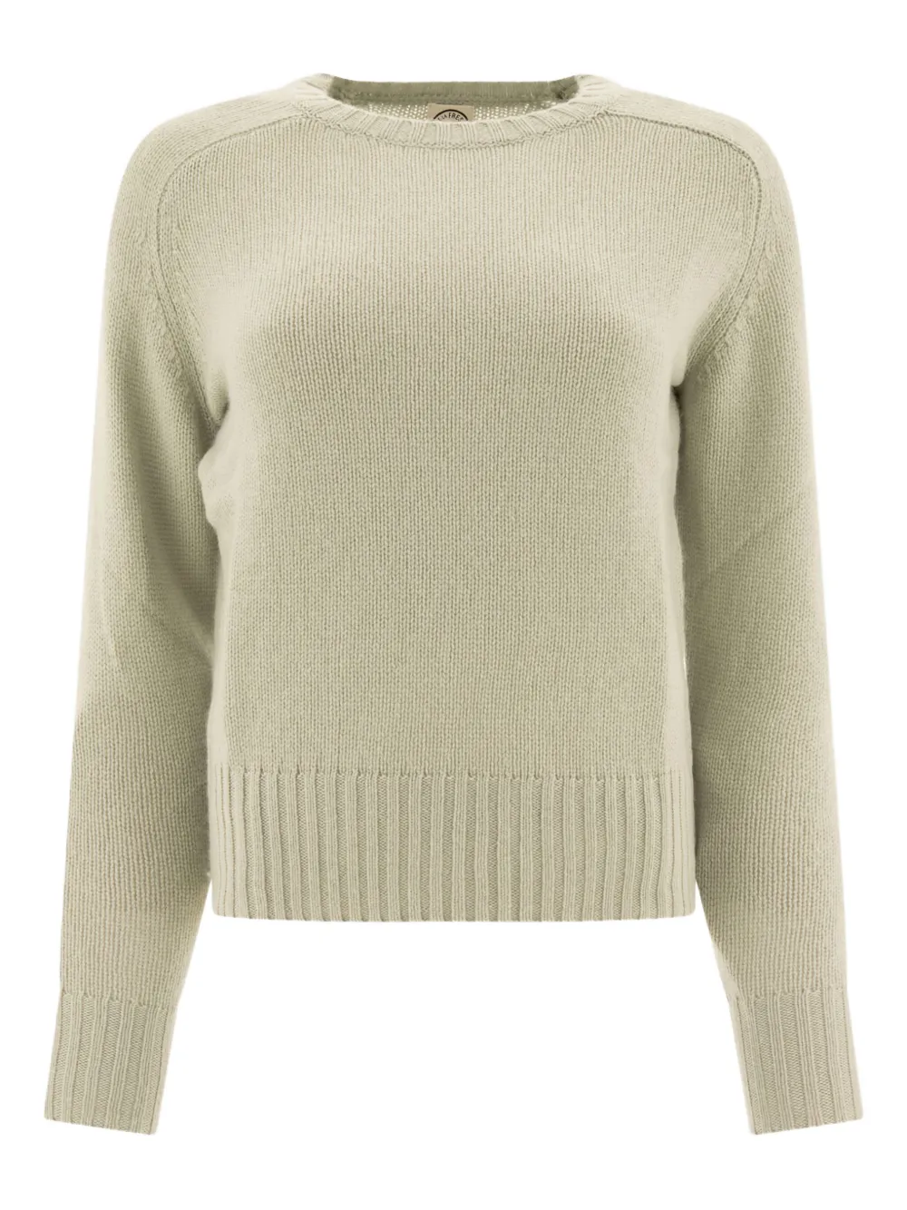 Ines De La Fressange ribbed-hem raglan-sleeve sweater | Green | Image 1