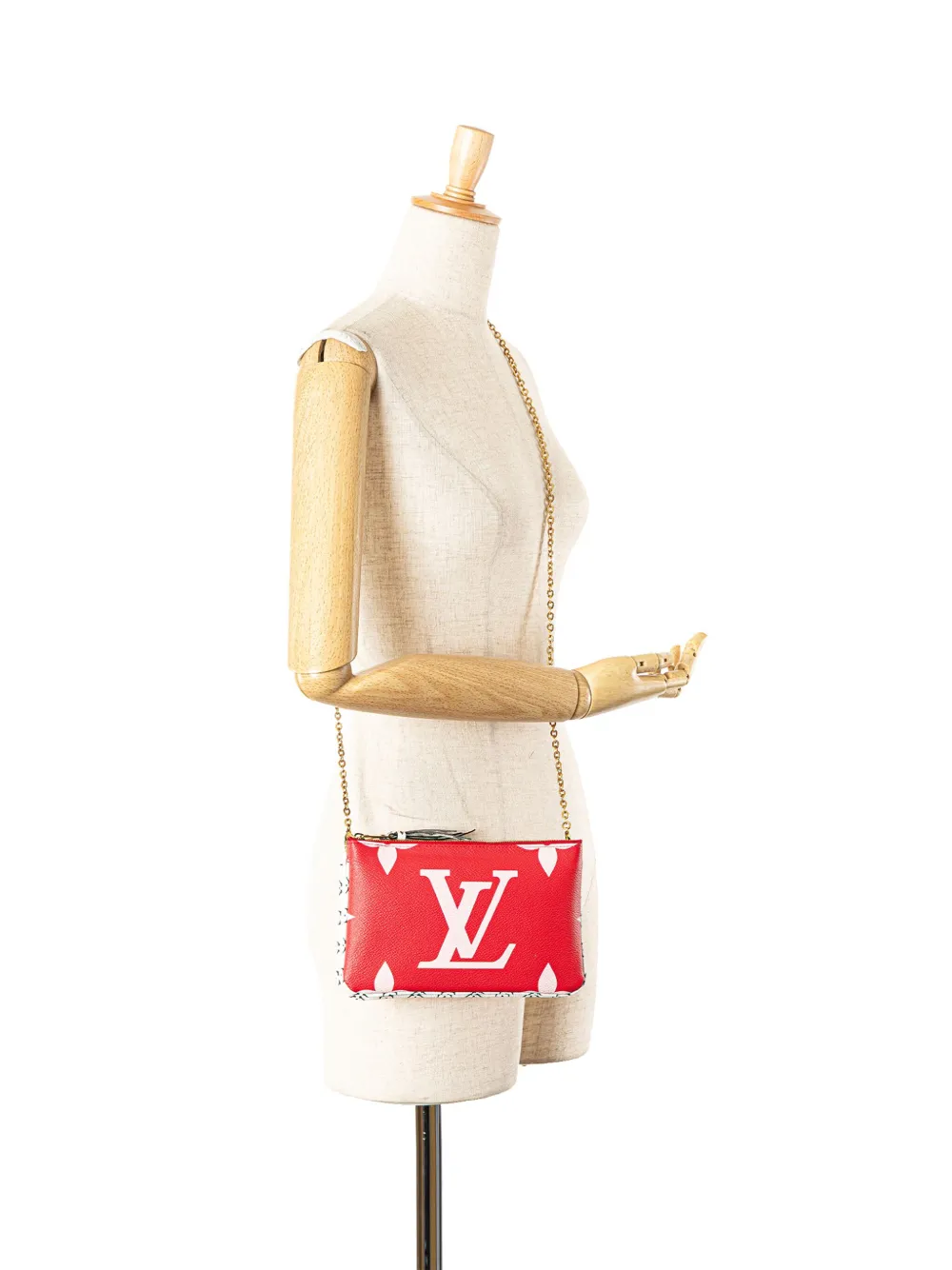 Louis Vuitton Pre-Owned 2019 Limited Edition Monogram Giant Double Zip Pochette crossbody bag | Pre-Owned | Image 2