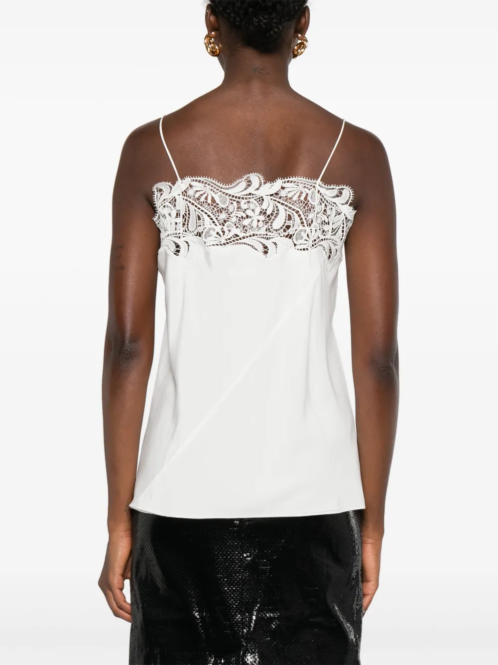 Ferragamo Zijden top Wit