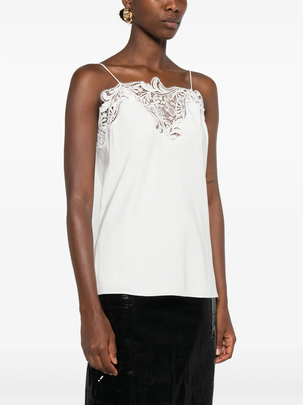 Ferragamo Zijden top Wit