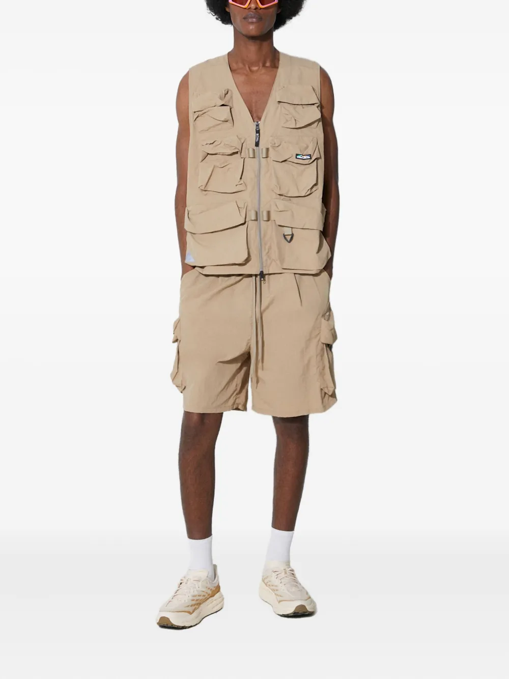 MANASTASH multi-pocket mesh-panel vest | Waistcoats & Gilets | Image 2