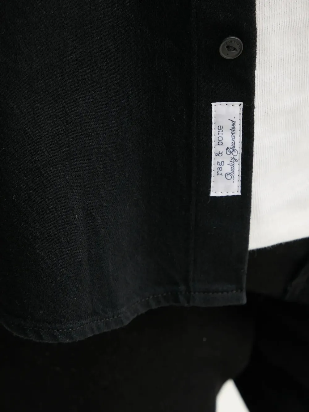 rag & bone Overhemd met lange mouwen Zwart