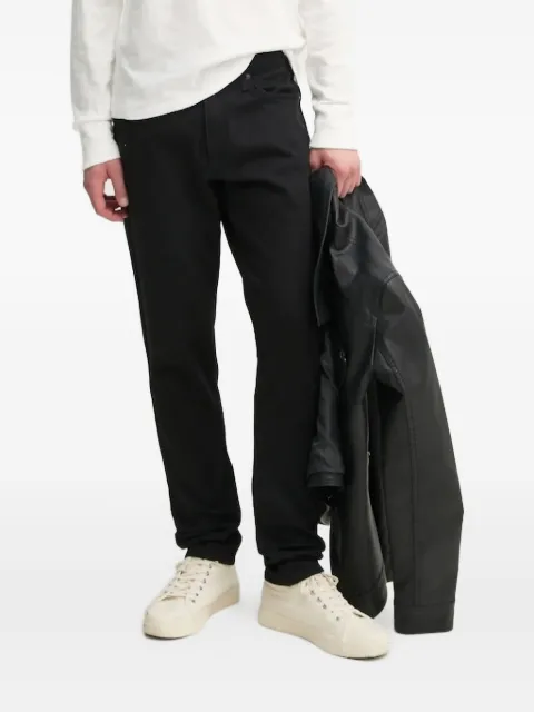rag & bone embroidered-pocket jeans