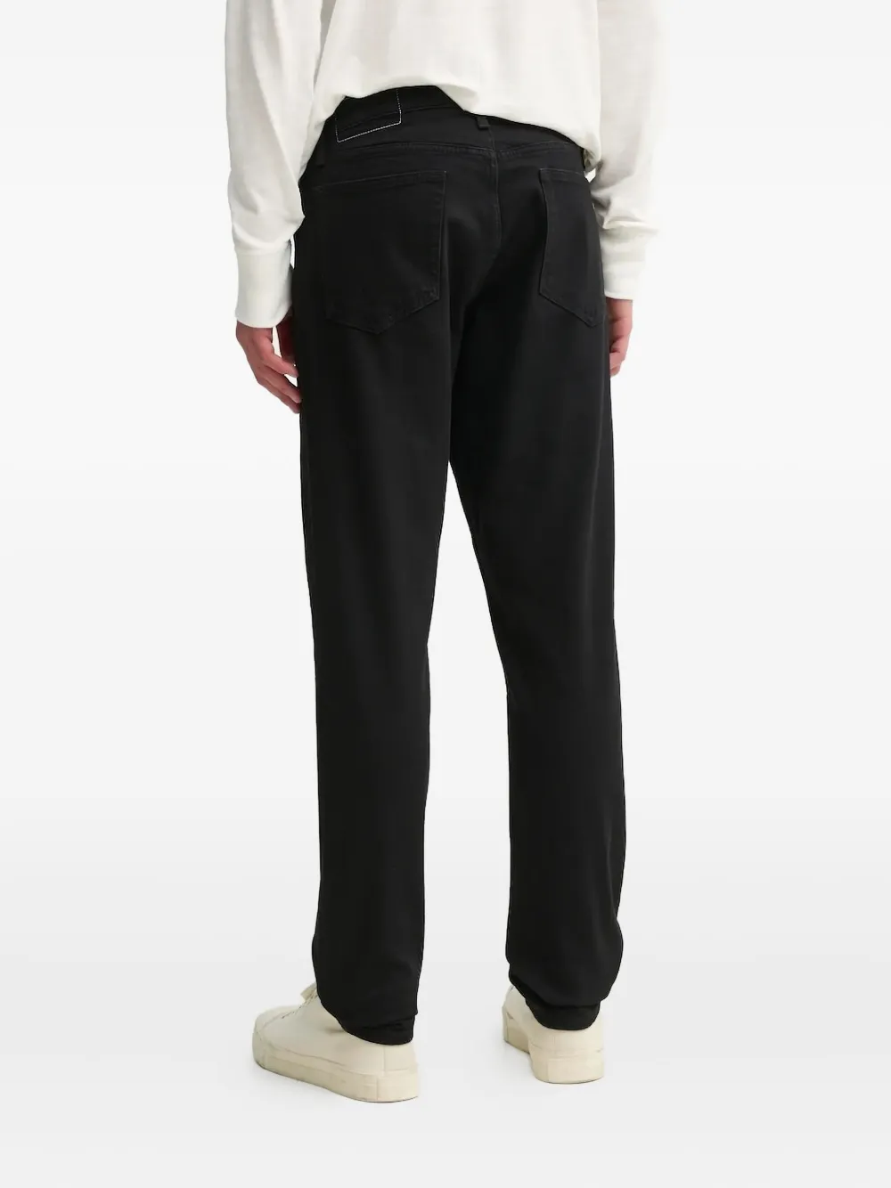 Rag & bone Jeans met geborduurde zak - Zwart