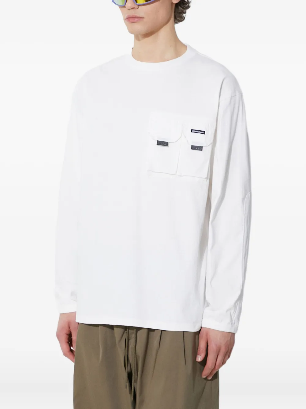 MANASTASH Armor long-sleeve T-shirt | White | Image 1