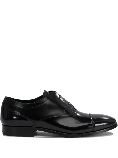 Fabi leather cap-toe lace-up oxford shoes