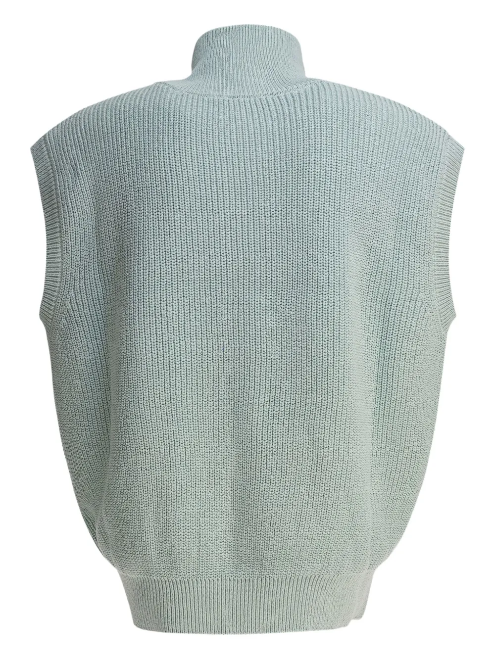 KAPITAL high-neck zip-front sweater - Groen