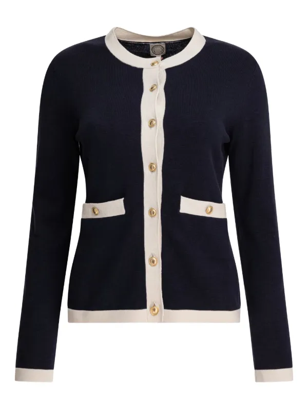 Ines De La Fressange crew-neck cardigan