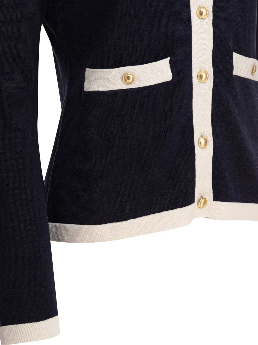 Ines De La Fressange Cropped vest Blauw