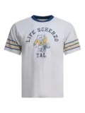 KAPITAL graphic striped-sleeve T-shirt - Grey