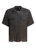 Kaptain Sunshine pinstripe-pattern shirt - Black