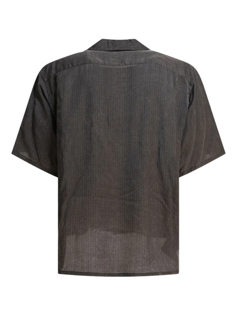 Kaptain Sunshine pinstripe-pattern shirt - Zwart