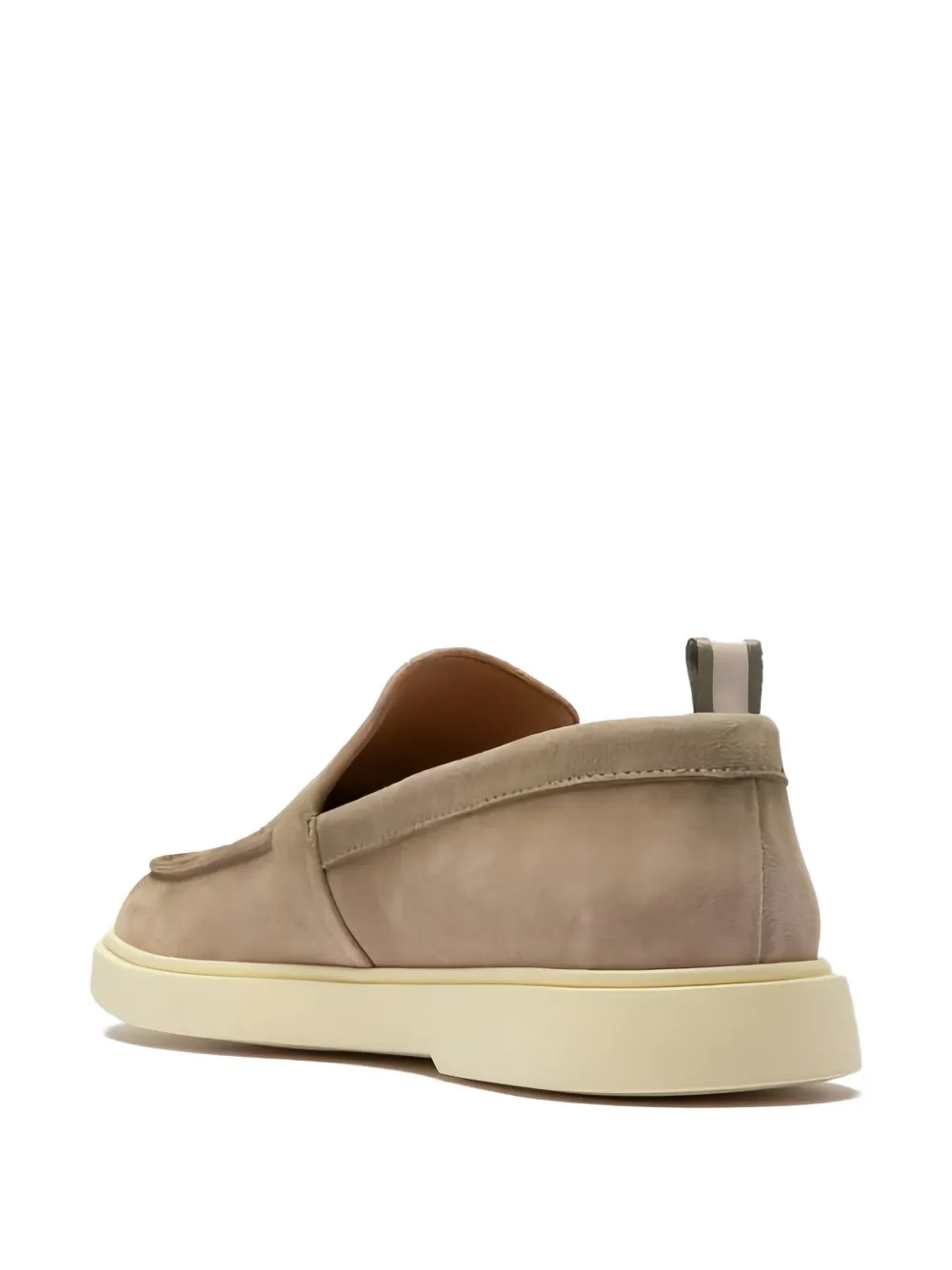 Officine Creative Bones 002 suede loafers Beige